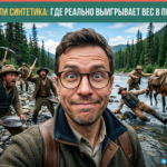 Сравнение веса: пух против синтетики в походе