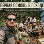 Схема первой помощи в походе при травмах