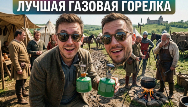 Газовая горелка на баллончик для похода