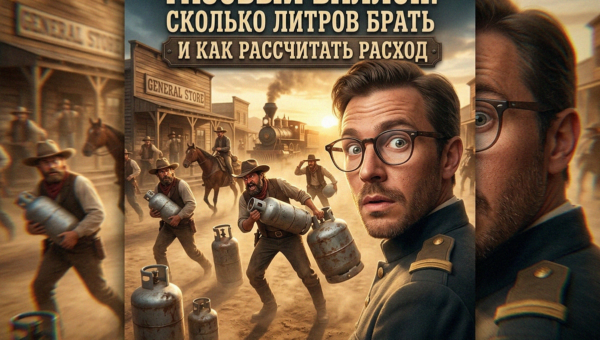 Газовый баллон: выбор объема и расчет расхода