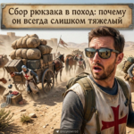 Сбор тяжелого рюкзака в поход