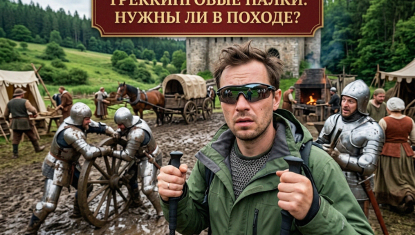 Легкие треккинговые палки для похода