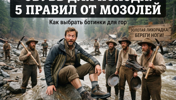 Обувь для похода в горы без мозолей