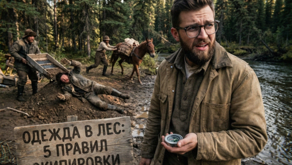 Правильная одежда и экипировка для похода в лес