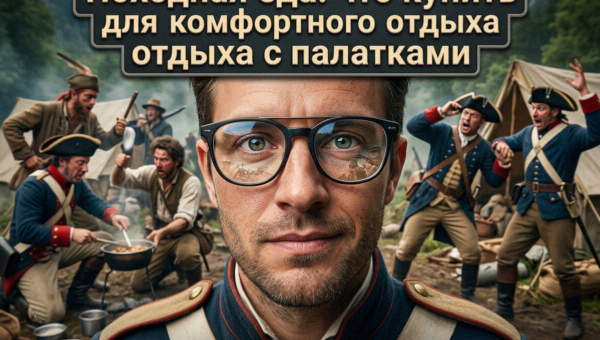 Походная еда для отдыха с палатками