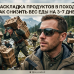 Раскладка продуктов в поход: снижение веса