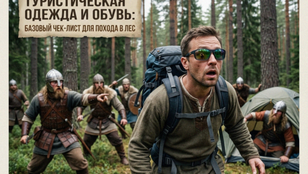 Туристическая одежда и обувь для похода в лес