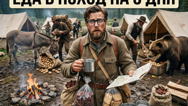 Еда в поход на 3 дня: готовое меню и список продуктов