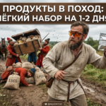 Базовый набор продуктов в поход на 1-2 дня