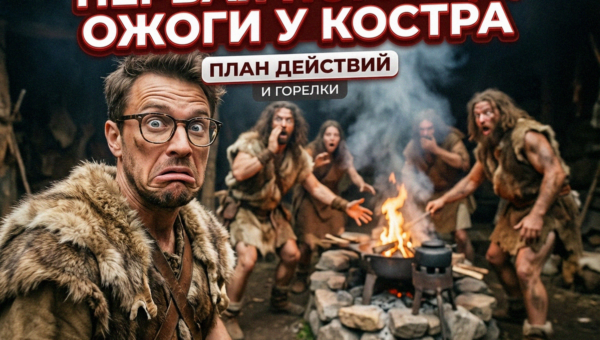 Первая помощь при ожогах у костра и горелки