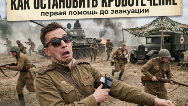 Остановка кровотечения: первая помощь